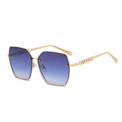 Vintage Hexagon Frame Polarized Sunglasses