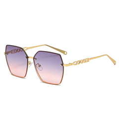 Vintage Hexagon Frame Polarized Sunglasses