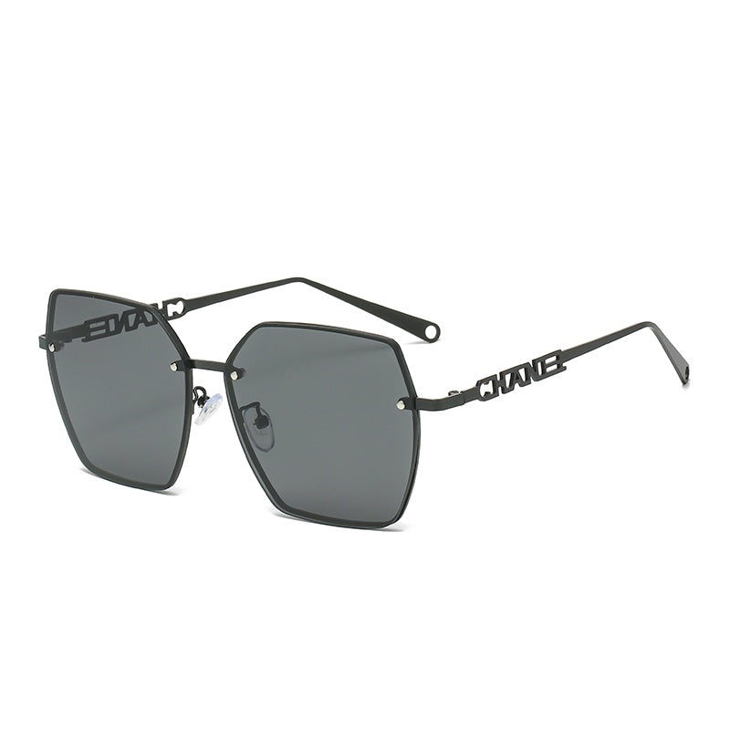 Vintage Hexagon Frame Polarized Sunglasses