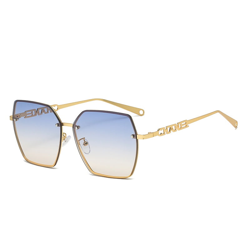 Vintage Hexagon Frame Polarized Sunglasses