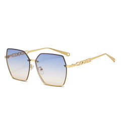 Vintage Hexagon Frame Polarized Sunglasses