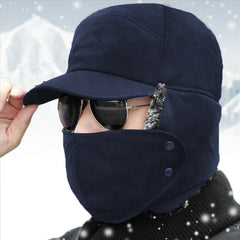UV Protective Skiing Hats with Detachable Face Masks - Men and Women