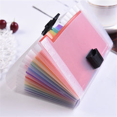 A6 File Folder Extension Wallet Portable Receipt Organizer Storage Bag
