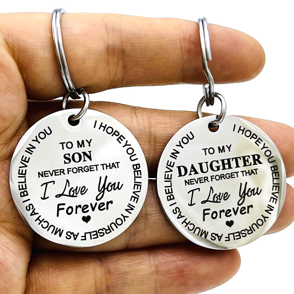 Encouragement Keychain Gift for Daughter Son From Parents