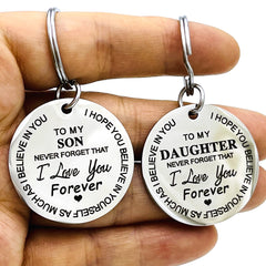 Encouragement Keychain Gift for Daughter Son From Parents