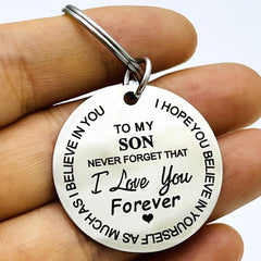 Encouragement Keychain Gift for Daughter Son From Parents