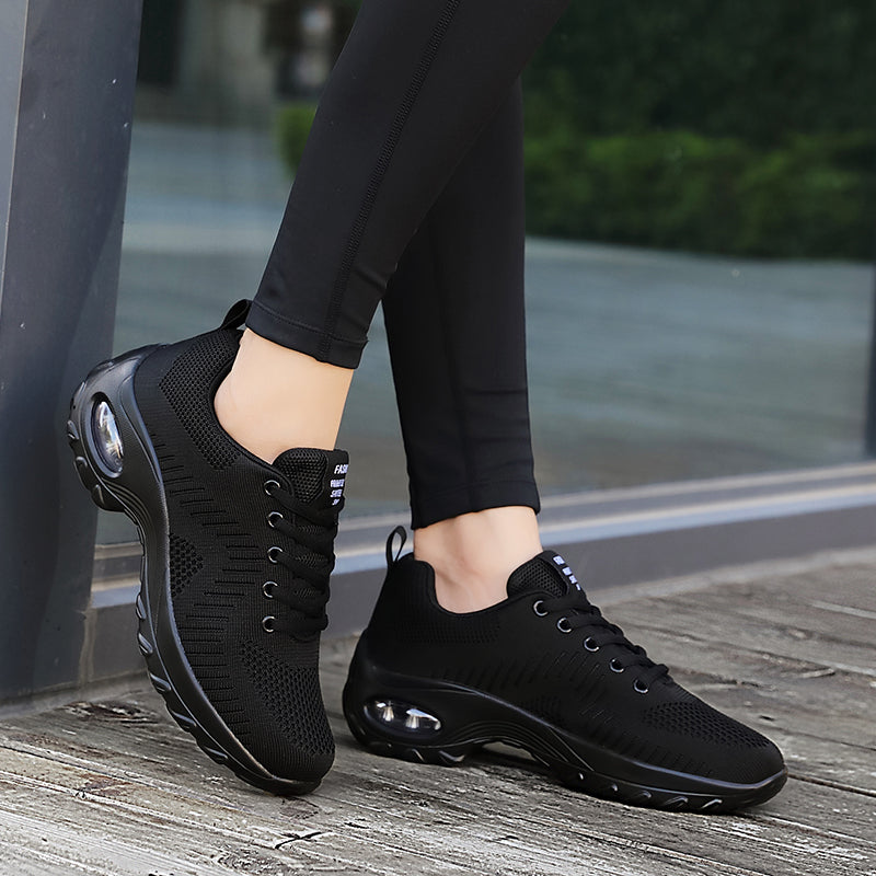 Women's Mesh Chunky Sneakers Casual Lace Up Outdoor Shoes