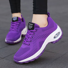Women's Mesh Chunky Sneakers Casual Lace Up Outdoor Shoes