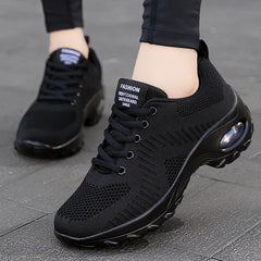 Women's Mesh Chunky Sneakers Casual Lace Up Outdoor Shoes