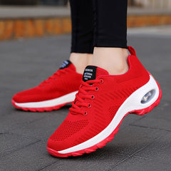 Women's Mesh Chunky Sneakers Casual Lace Up Outdoor Shoes