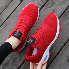 Women's Mesh Chunky Sneakers Casual Lace Up Outdoor Shoes