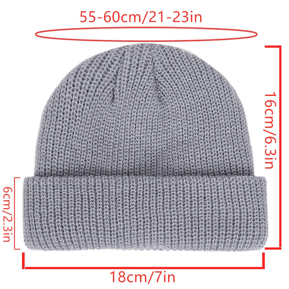 Winter Warm Hat Casual Short Line Hip Hop Hat Adult Men And Women