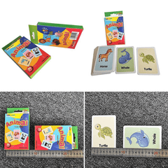 Early Educational Toys Cognition Cards Montessori Flash Cards Baby Kids