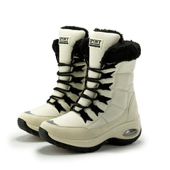 Waterproof Faux Fur Lined Snow Boots Women's Footwear