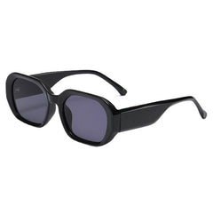 Vintage Polygonal Frame Sunglasses UV Protection Sunshade Eyewear