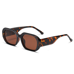Vintage Polygonal Frame Sunglasses UV Protection Sunshade Eyewear