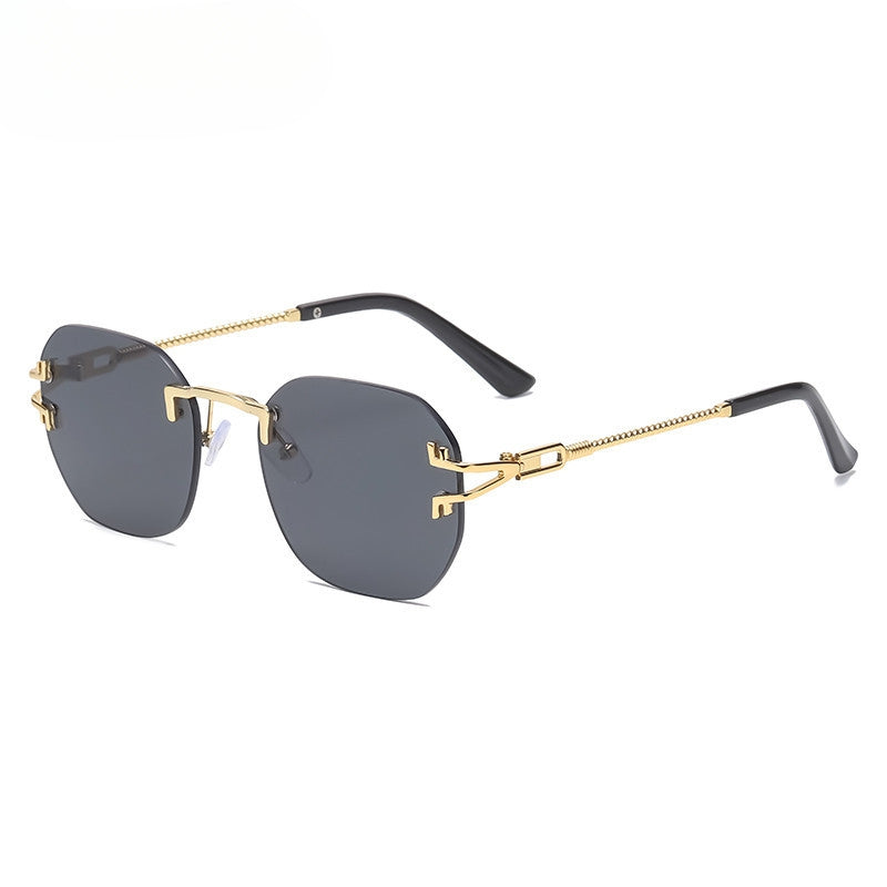 Y2K Gradient Rimless Sunglasses UV400
