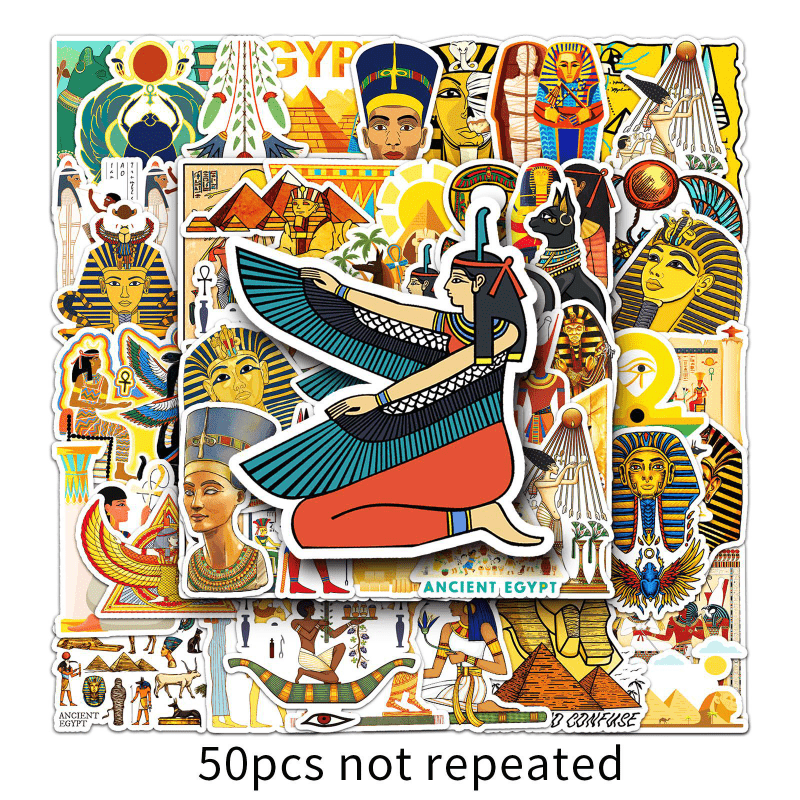 50pcs Waterproof Decorative Doodle Stickers for All Occasions