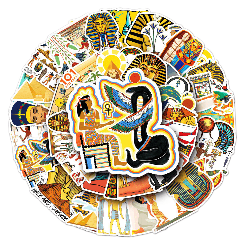 50pcs Waterproof Decorative Doodle Stickers for All Occasions