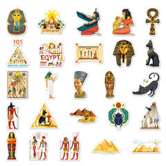 50pcs Waterproof Decorative Doodle Stickers for All Occasions