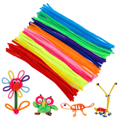 Colorful Plush Strip Twisting Stick DIY Toy
