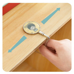 Portable S-Shaped Stainless Steel Desk Hook for Student Bag Storage