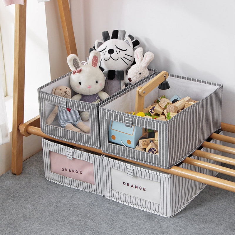 Adorable Foldable Non Woven Storage Box for Kids' Room Organization