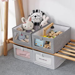 Adorable Foldable Non Woven Storage Box for Kids' Room Organization