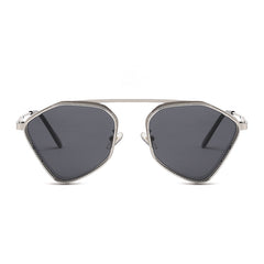 ZOOZW Metal Punch UV-Proof Sunglasses