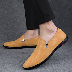 Men's Leather Slip On Loafer Shoes