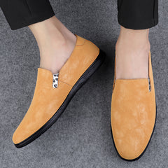Men's Leather Slip On Loafer Shoes