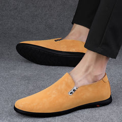 Men's Leather Slip On Loafer Shoes