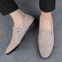 Men's Leather Casual Loafer Shoes