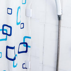 2pcs Adhesive Shower Curtain Guard Anti-Splash Clip