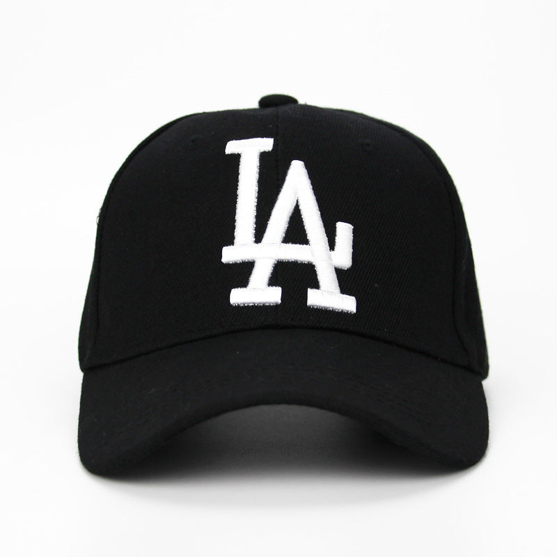 Adult LA Baseball Cap Men's Letter Duck Tongue Cap Anti Sun Duck Tongue Cap