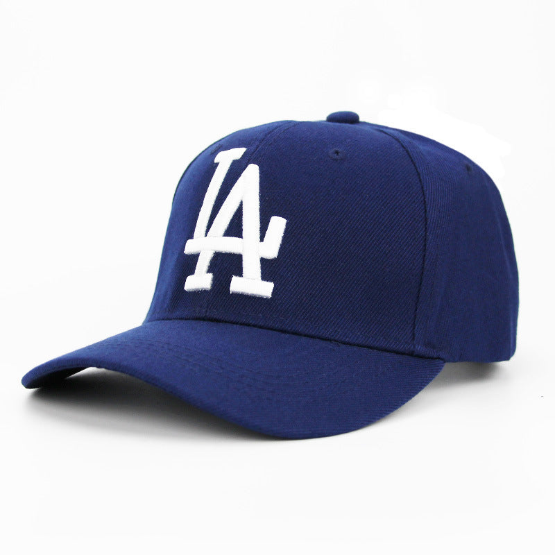 Adult LA Baseball Cap Men's Letter Duck Tongue Cap Anti Sun Duck Tongue Cap