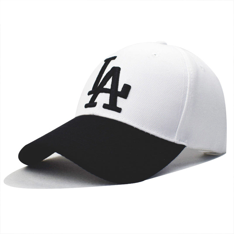 Adult LA Baseball Cap Men's Letter Duck Tongue Cap Anti Sun Duck Tongue Cap