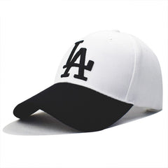 Adult LA Baseball Cap Men's Letter Duck Tongue Cap Anti Sun Duck Tongue Cap
