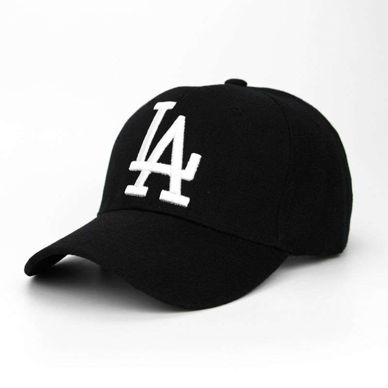 Adult LA Baseball Cap Men's Letter Duck Tongue Cap Anti Sun Duck Tongue Cap
