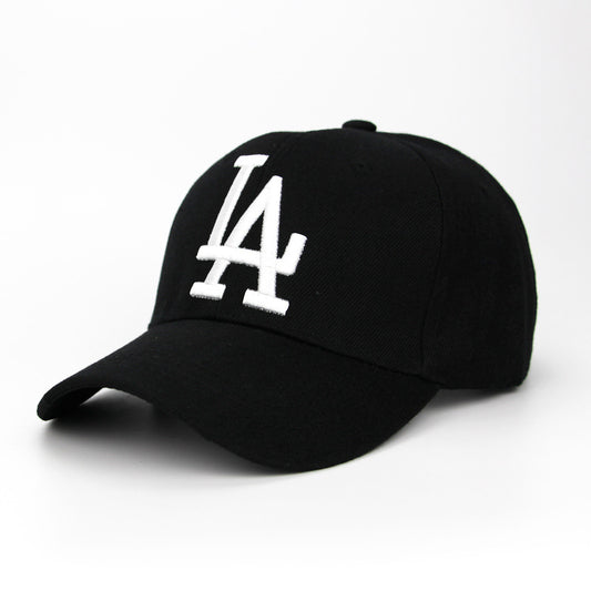 Adult LA Baseball Cap Men's Letter Duck Tongue Cap Anti Sun Duck Tongue Cap