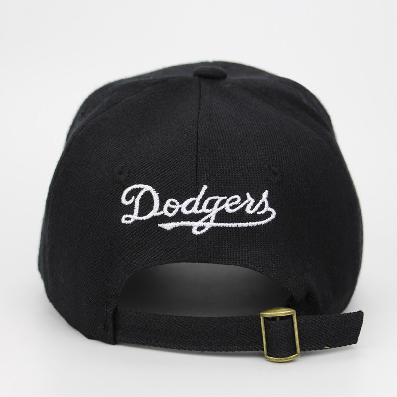Adult LA Baseball Cap Men's Letter Duck Tongue Cap Anti Sun Duck Tongue Cap