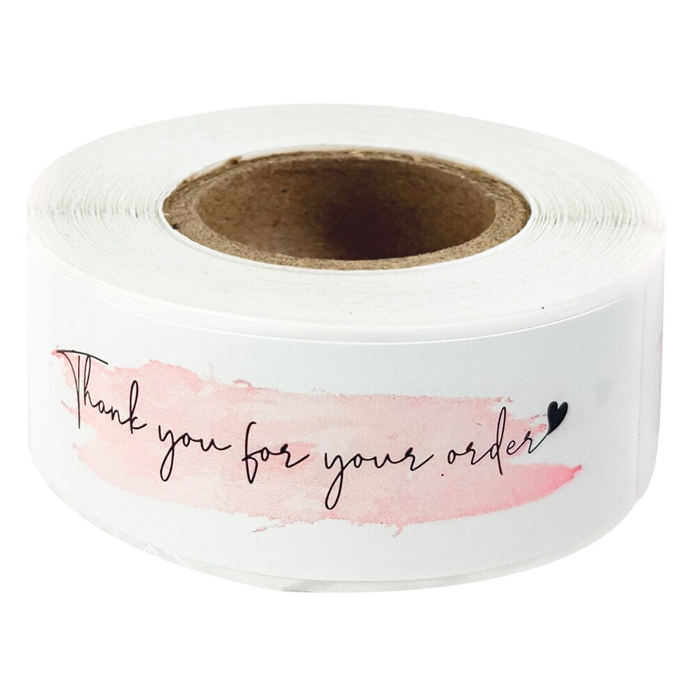 120 Thank You Order Stickers 3 Inch Labels Small Business Decor Sticker
