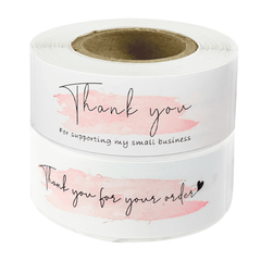 120 Thank You Order Stickers 3 Inch Labels Small Business Decor Sticker