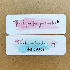 120 Thank You Order Stickers 3 Inch Labels Small Business Decor Sticker