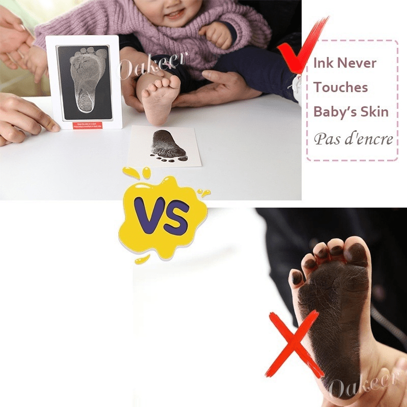 Touchless Ink Pad for Handprints & Footprints