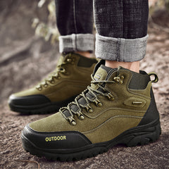 Men's Anti-Skid Outdoor Hiking Shoes Army Green