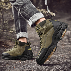 Men's Anti-Skid Outdoor Hiking Shoes Army Green