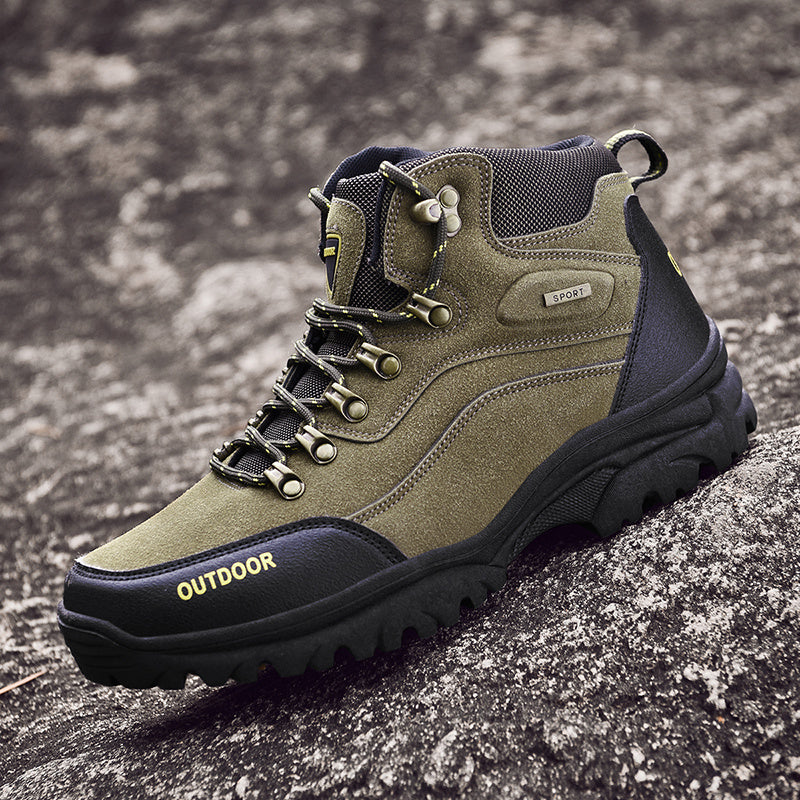 Men's Anti-Skid Outdoor Hiking Shoes Army Green