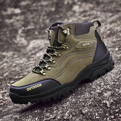 Men's Anti-Skid Outdoor Hiking Shoes Army Green