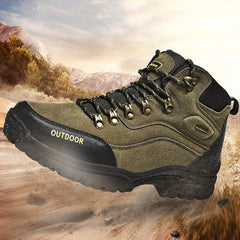 Men's Anti-Skid Outdoor Hiking Shoes Army Green